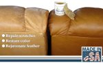 Skidmore's Leather Cream is an all-natural, non-toxic leather conditioner made in the USA since 1984. Its water-repellent formula restores leather couches, car seats, boots, shoes, purses, bags, and tack.