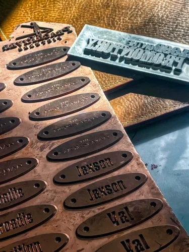Fresh back from the engraver